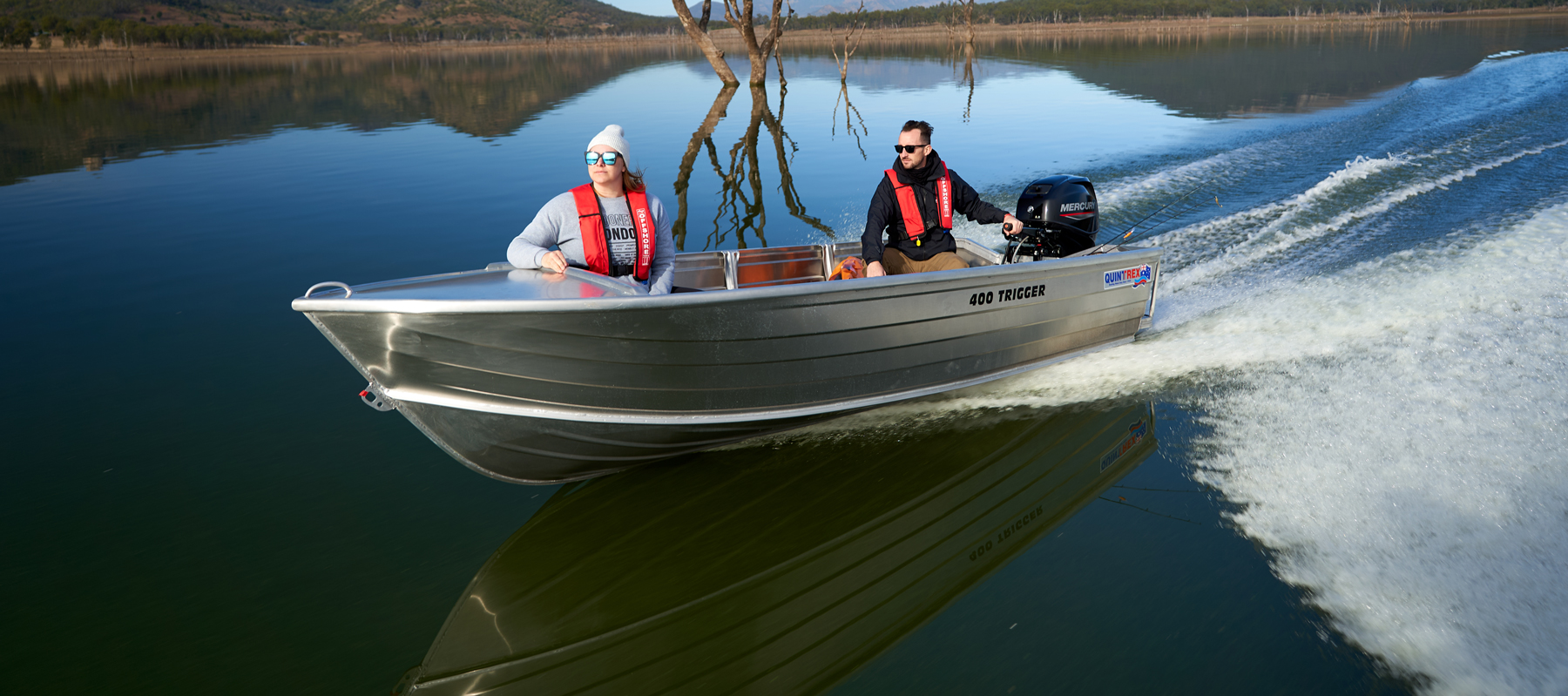 Quintrex tinnie boat