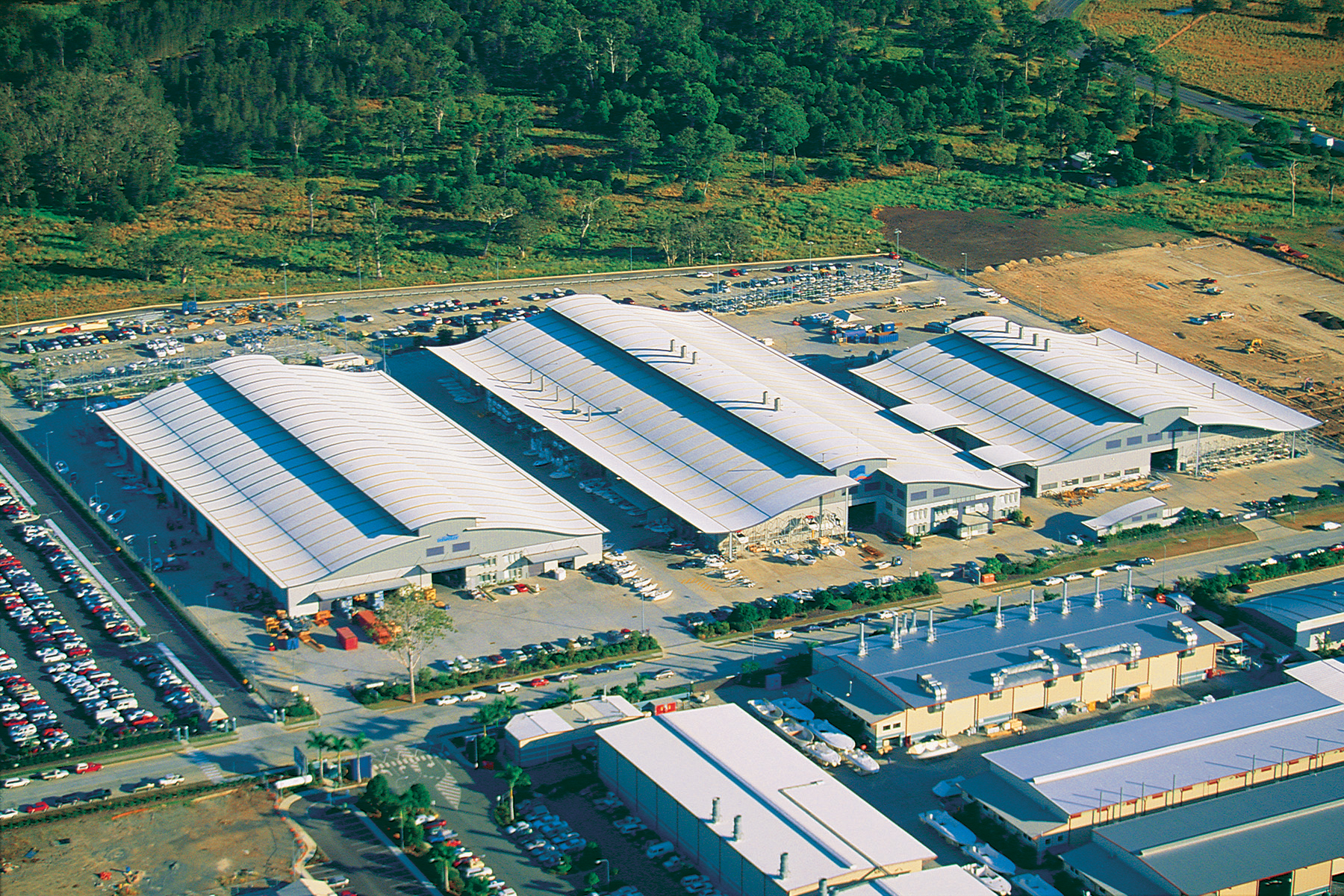 factory aerial image