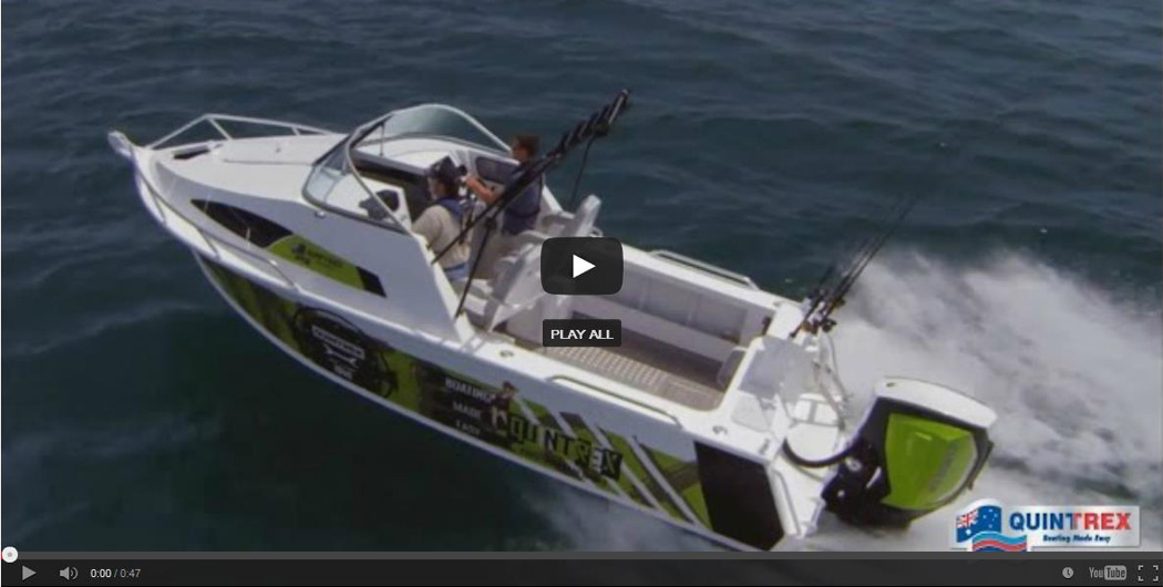 CHECK OUT QUINTREX'S 690 TRIDENT IN ACTION WITH EVINRUDE'S NEW G2 OUTBOARD