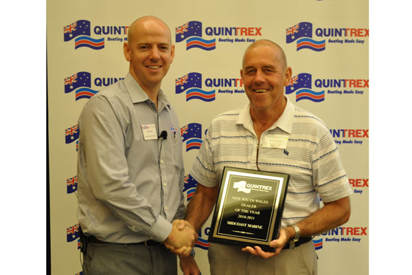 Ray Scholes Marine isQuintrex's  Queensland Dealer of the Year